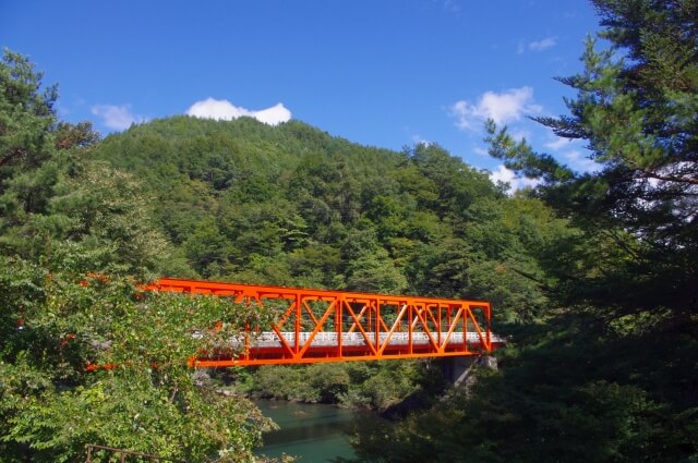 青梅市御岳山の景色