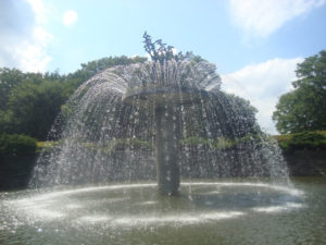 昭島市昭和記念公園の噴水