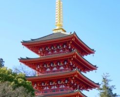 日野市の高幡不動尊五重塔