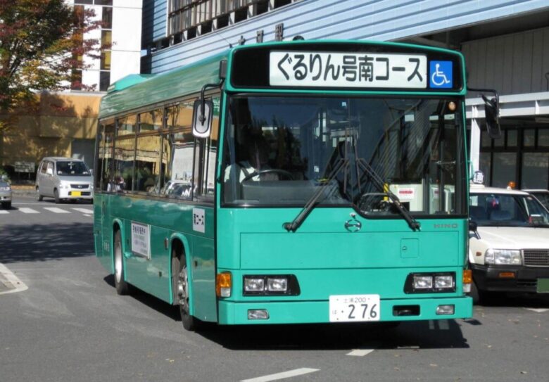 古河市のコミュニティバスぐるりん号