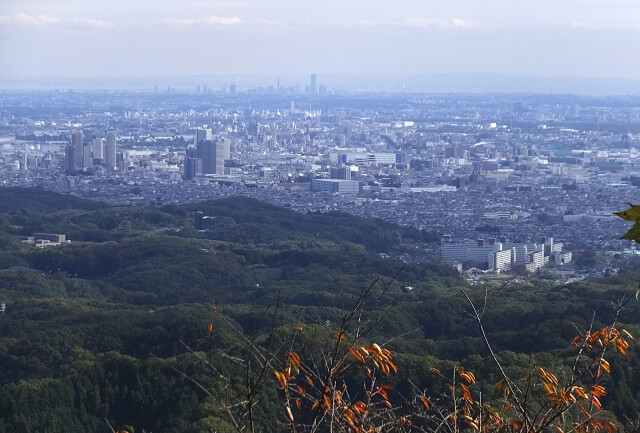 八王子市の高尾山からの風景