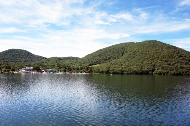 前橋市の赤城山の大沼