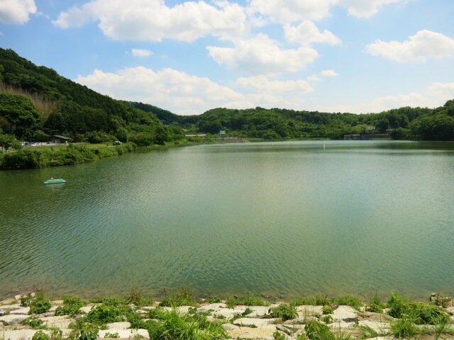 茨城県桜川市のつくし湖