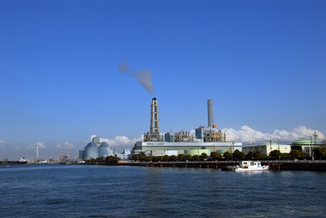 横浜市磯子区の火力発電所