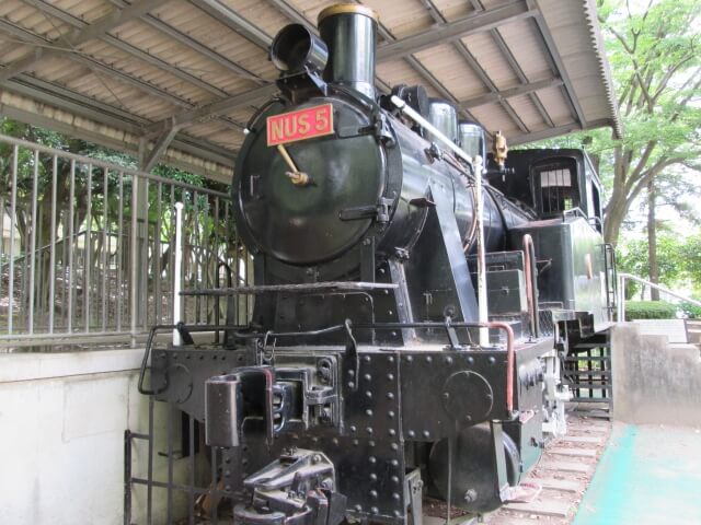 千葉市中央区千葉公園にある蒸気機関車