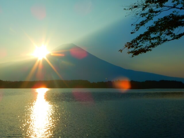 富士宮市田貫湖からの富士山