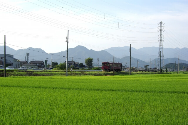 関市を走る長良川鉄道