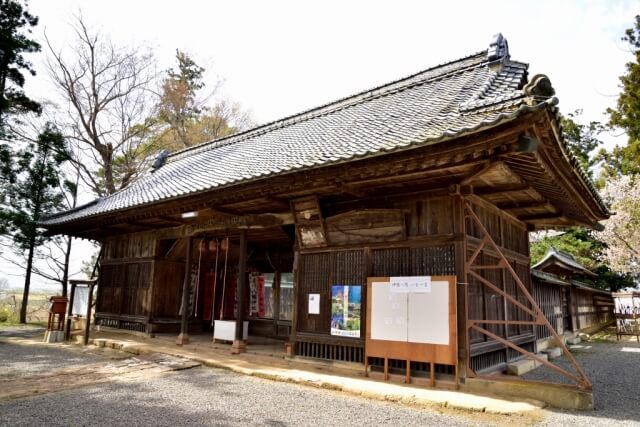 伊達市の梁川八幡宮