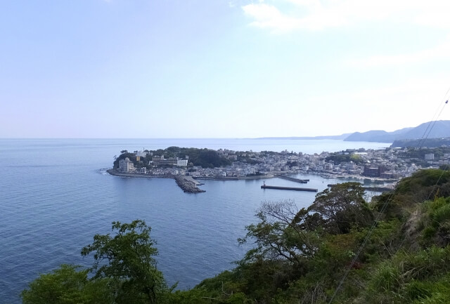 東伊豆町の海岸線