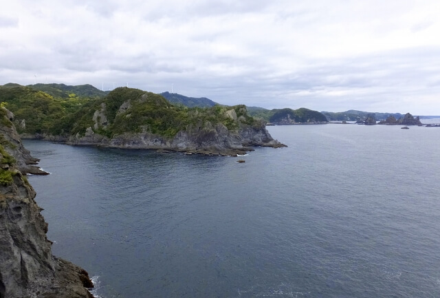 南伊豆町の海岸線