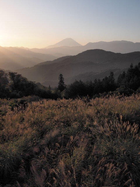 富士川町の風景
