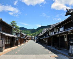 美濃市の街並み