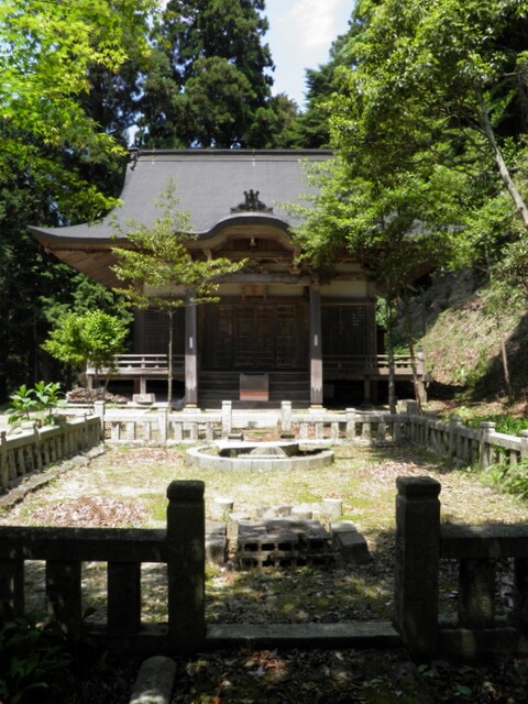 黒滝村の鳳閣寺本堂