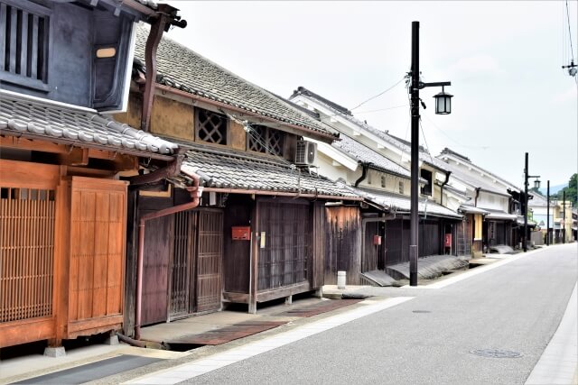宇陀市の古い町並み