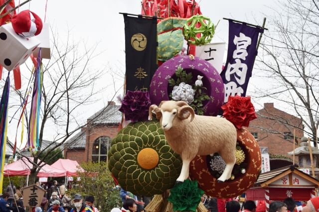 近江八幡市左義長祭り