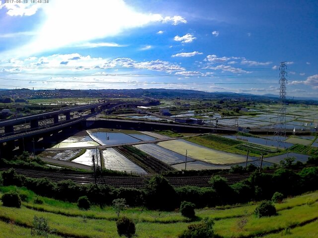 木津川市の田園風景