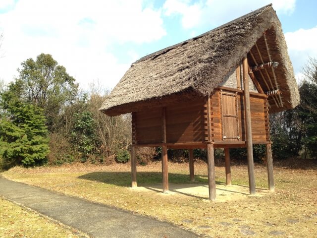 津山市沼の住居跡