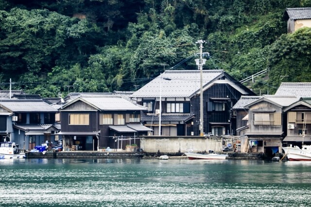 宮津市伊根の舟屋