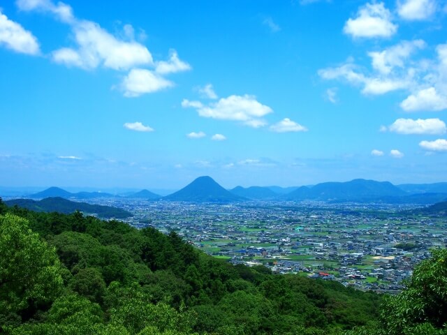 香川県金比羅山からの風景