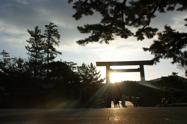 伊勢神宮の日の出