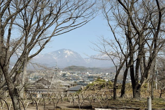 小諸市の町並み