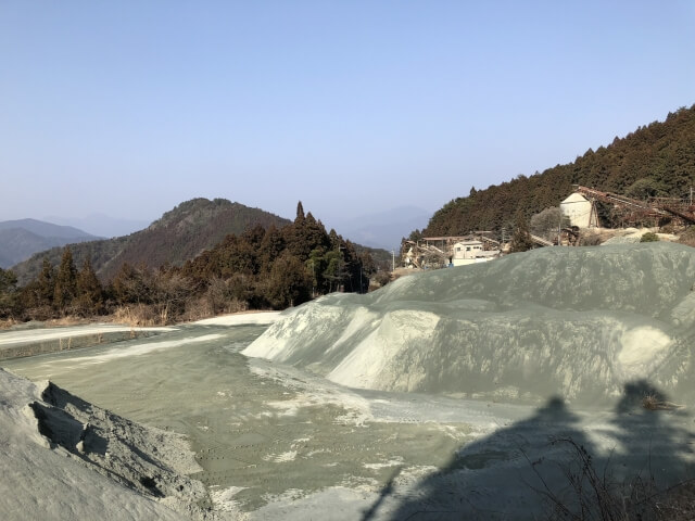 土佐町の採石場