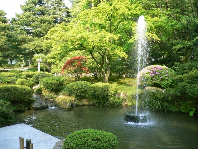 金沢市夏の兼六園