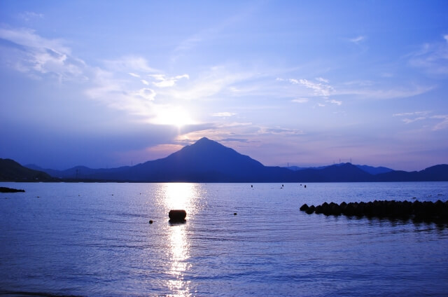 高浜町青葉山と若狭湾