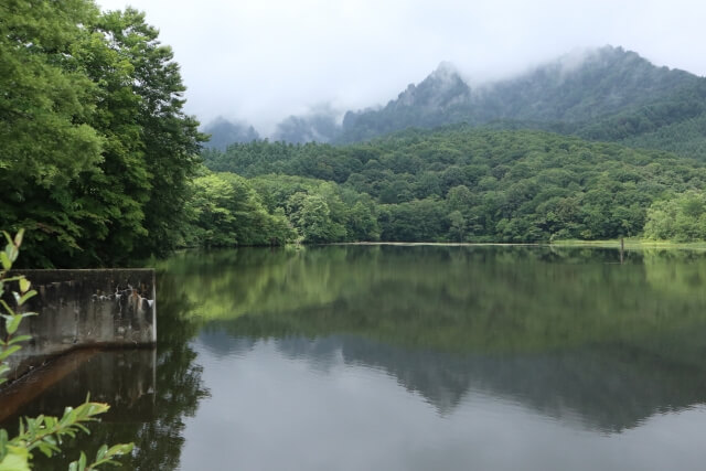 長野市の鏡池