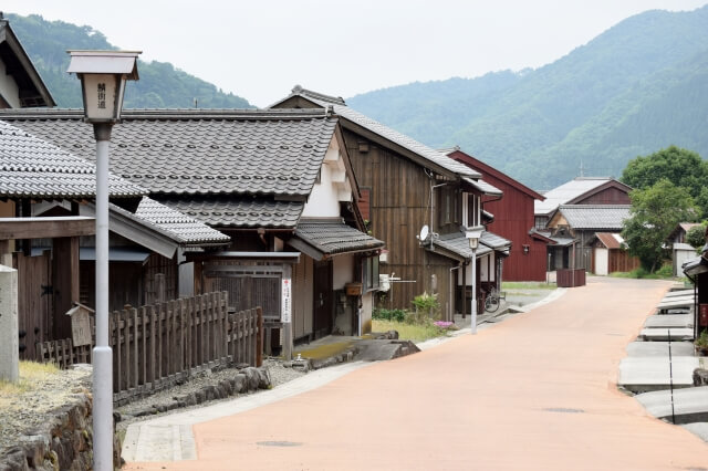 若狭町熊川宿の風景