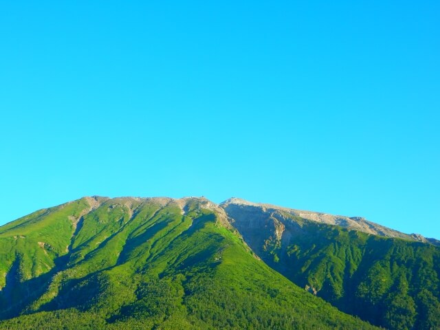 夏の御嶽山王滝村