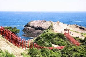 長門市の元乃隅稲成神社
