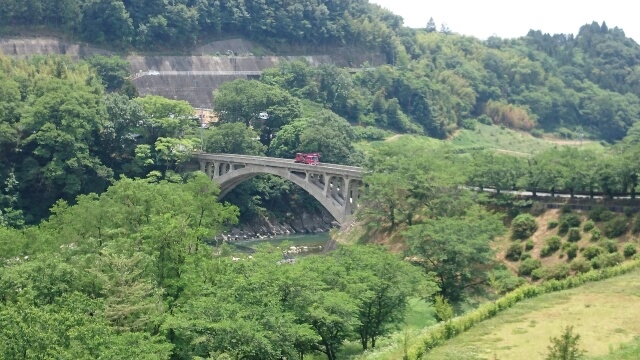 中川村の坂戸橋