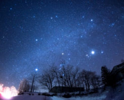 阿智村 冬の星空