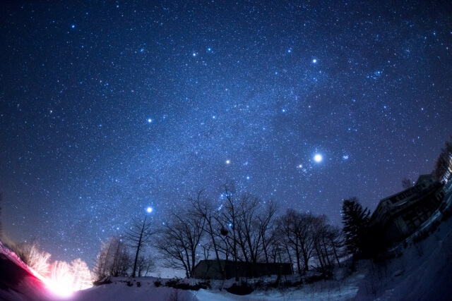 阿智村 冬の星空