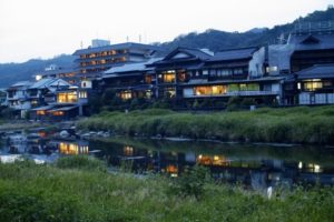 鳥取県の三朝温泉