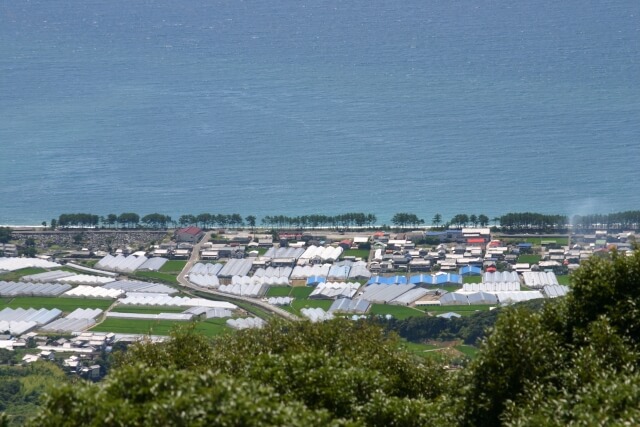 安田町の風景