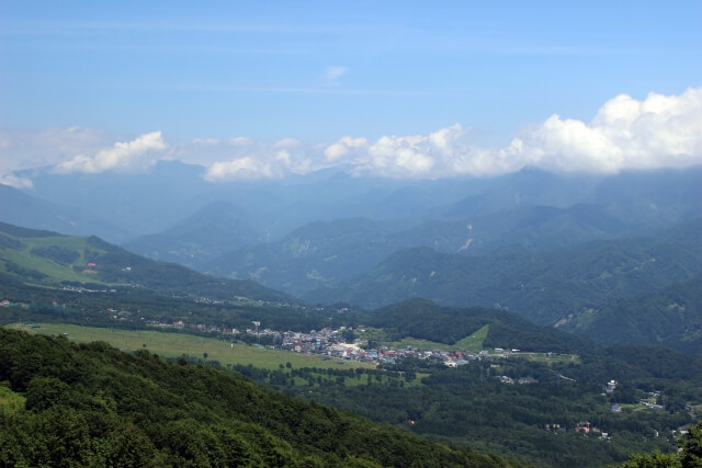 小谷村の風景