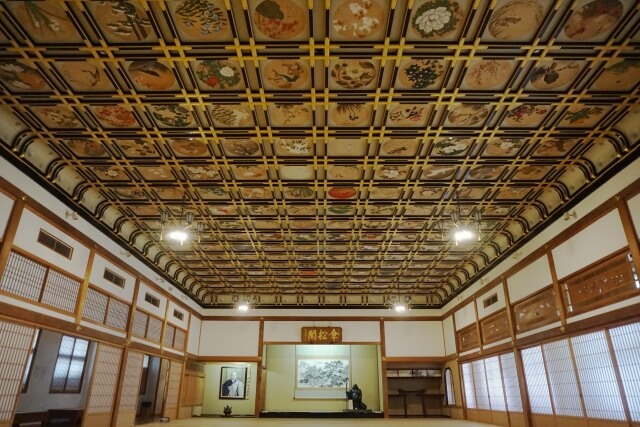 永平寺の傘松閣大広間