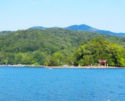 夏の野尻湖
