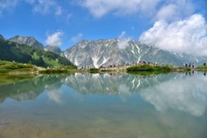 夏の白馬連峰