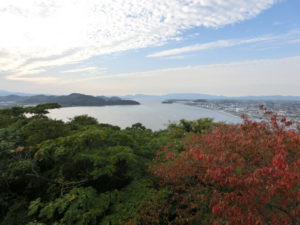 米子城跡からの風景