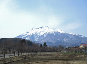 岩木山の風景 弘前市
