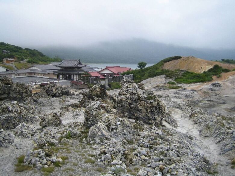 恐山の風景