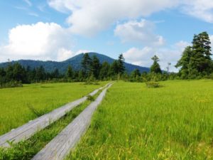 檜枝岐村の自然風景