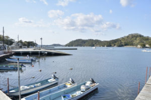 東松島市 港風景