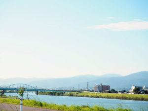 久留米市の自然風景