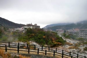 雲仙温泉の風景