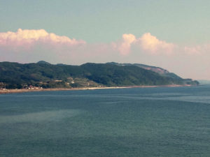 薩摩英国留学生記念館から望む海原