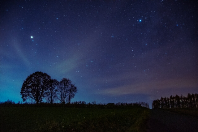 和寒町の星空